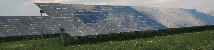 Fixed Photovoltaic Panels in a Solar PV Station in Germany (Bavaria, Photo taken by BDES)